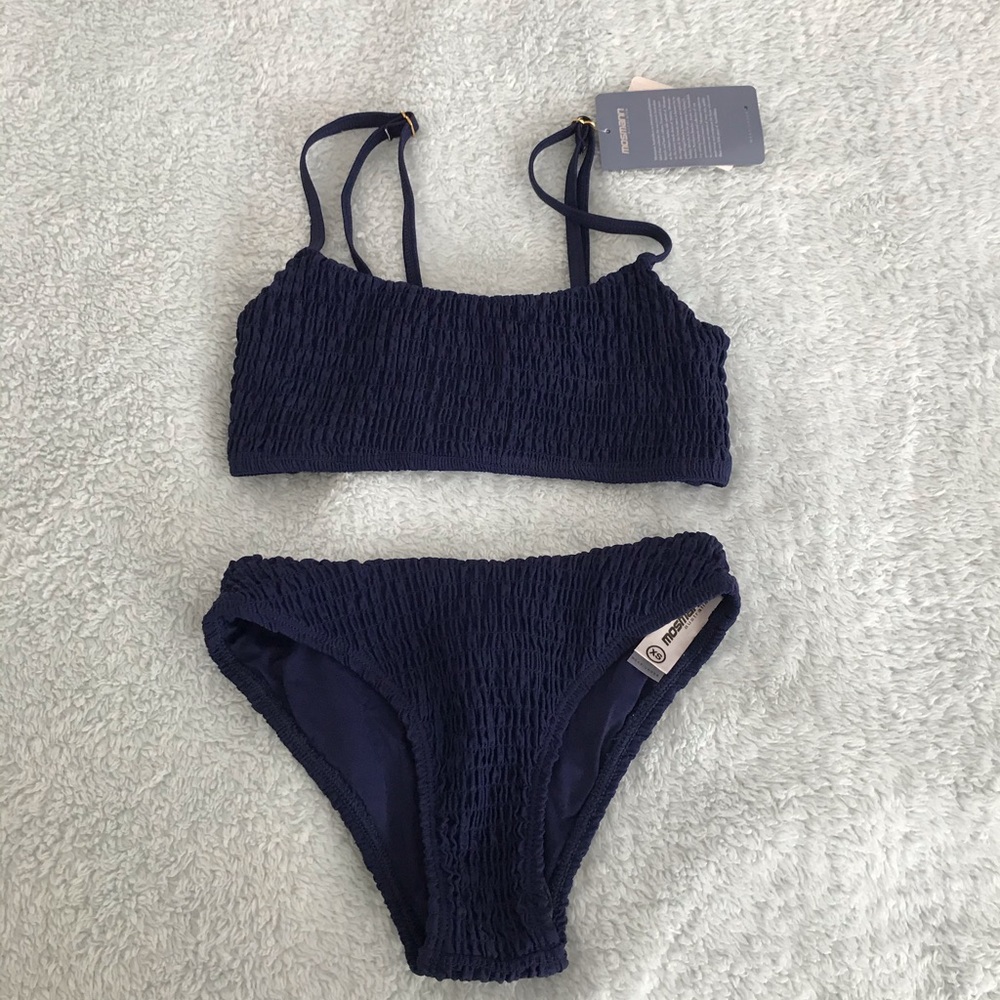 Mosmann Australia Havana 2 piece Ribbed Swimsuit